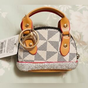 Handbag Charm with Rhinestone Bottom - NWT